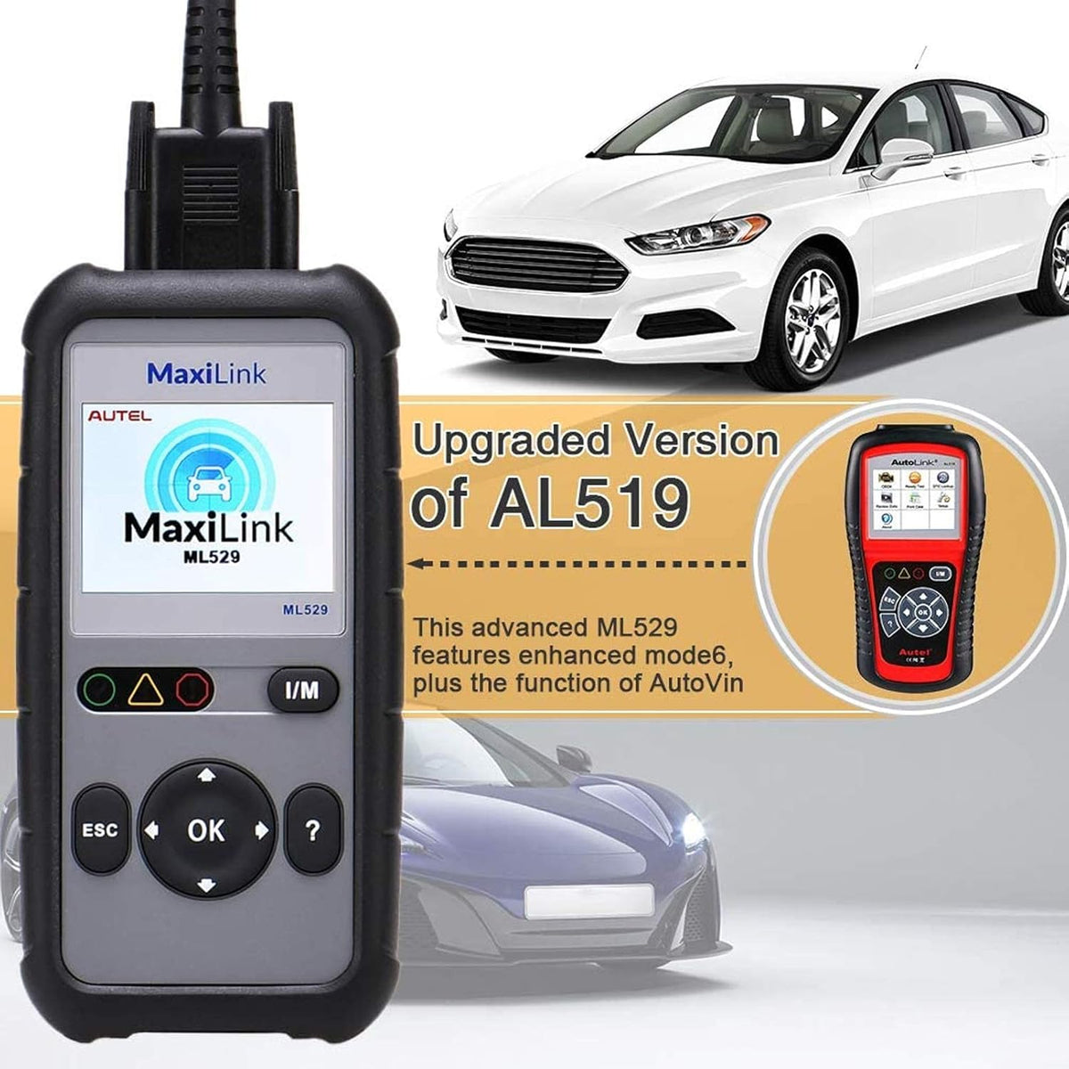OBD2 Diagnostic Tool with TPMS and Sensor Programming W12332