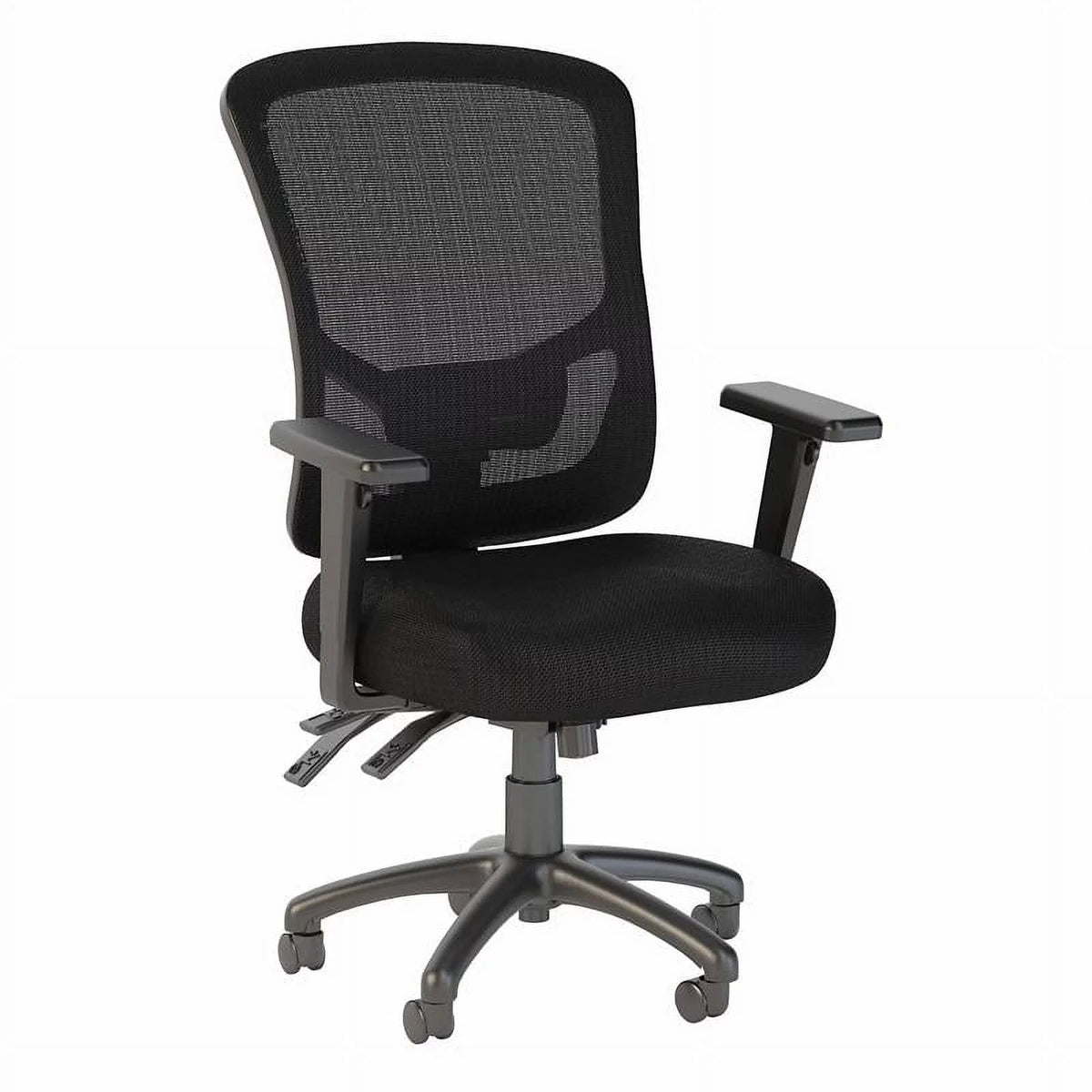 High Back Fabric Executive Office Chair in Black M21255
