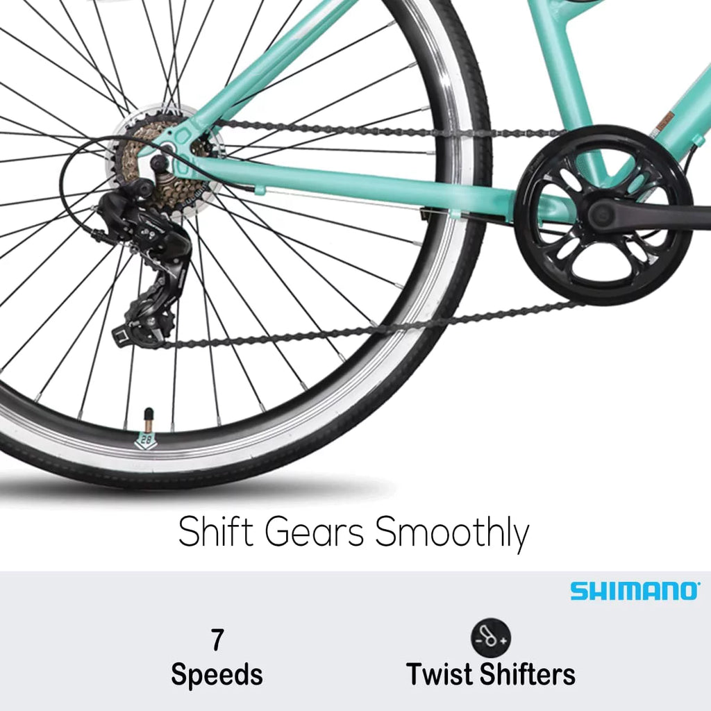 7 Speed Hybrid Bike with 700C Wheels I997689