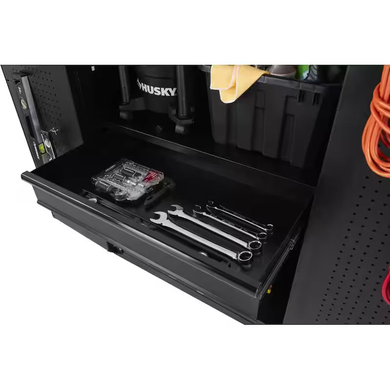Heavy Duty Welded Steel Garage Storage System in Black U6730