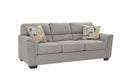 Flared Arm Sofa with Two Pillows O413
