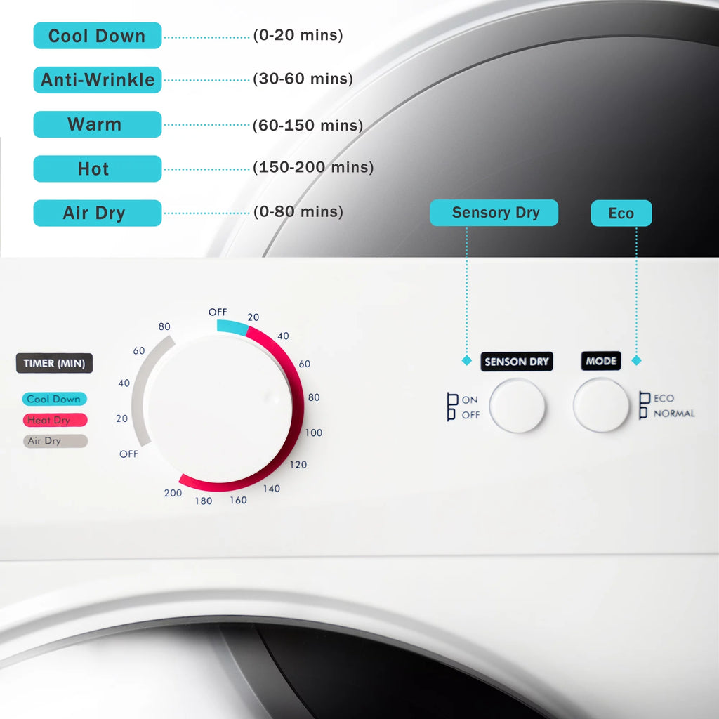 6.6lbs Portable Stainless Steel Laundry Dryer T35834