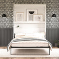 White Full Size Wall Bed E20319