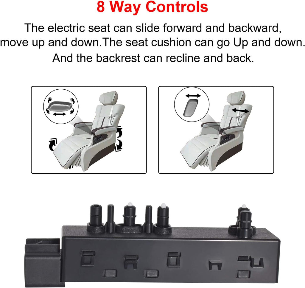 Power Seat Switch Left Driver Side Pack of 2 U7074