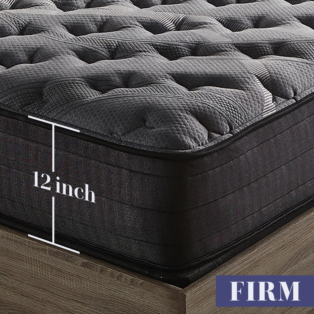 12 Inch Firm Hybrid Mattress Twin XL V47428