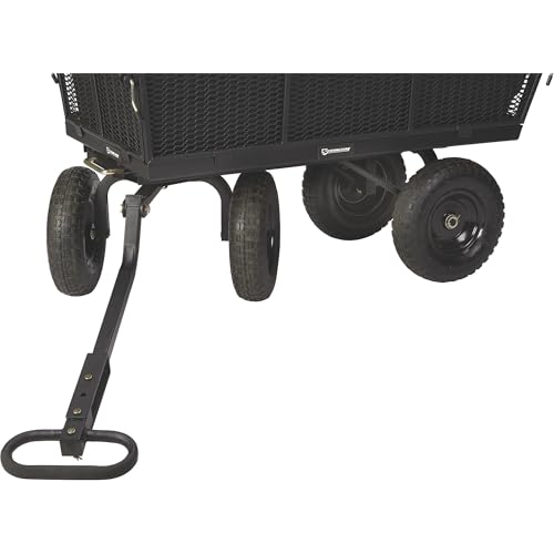 Steel Dump Cart with Removable Liner, 1200-Lb. Capacity J5047