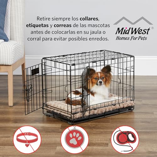 42-Inch Folding Dog Crate with Divider Panel U34517