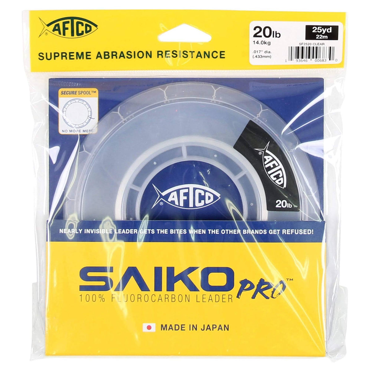 Fluorocarbon Leader 100 yd. Spool 50 lb. Test Clear A836232