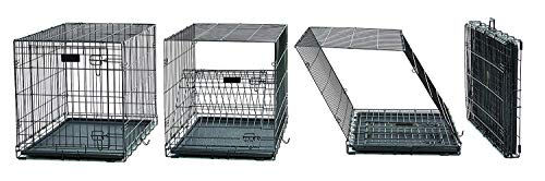 42-Inch Folding Dog Crate with Divider Panel U34517