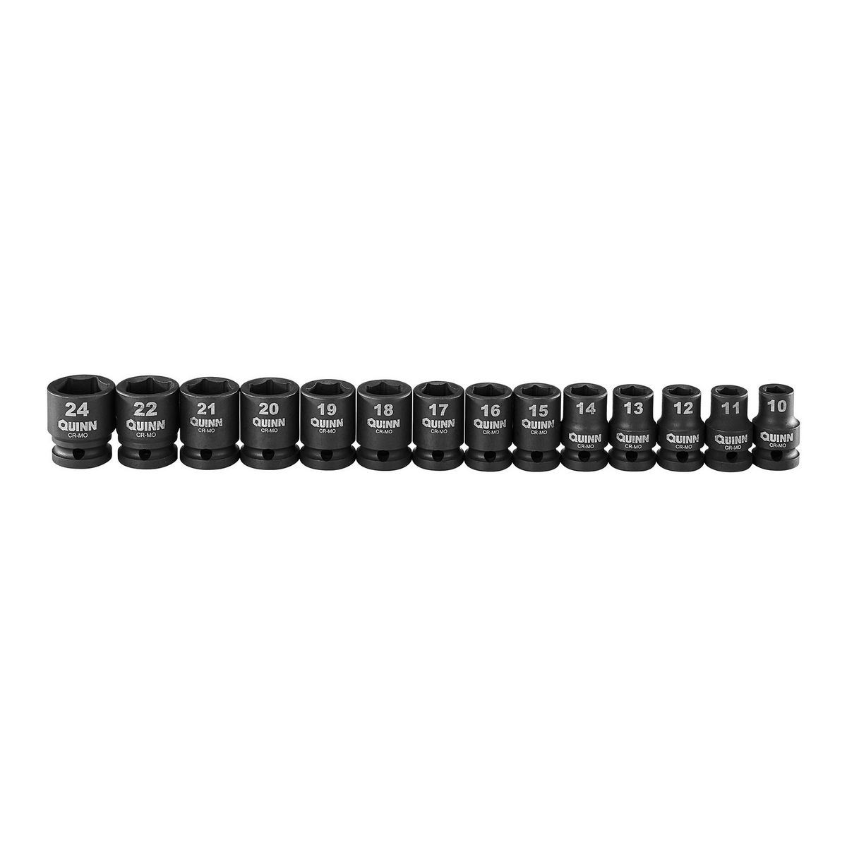 1/2 in. Drive SAE and Metric Impact Socket Set, 61-Piece E59803
