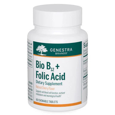 Bio B12 + Folic Acid 60 Chewable Tablets D34120