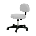 Pneumatic Massage Rolling Stool with Backrest F412