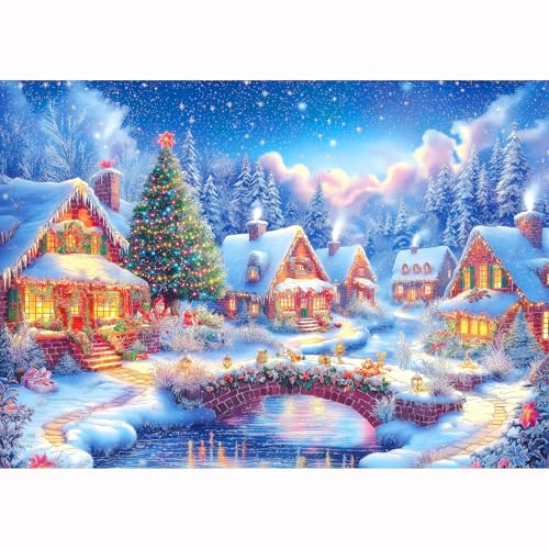 500 Pieces Christmas Snowman Jigsaw Puzzles U1083