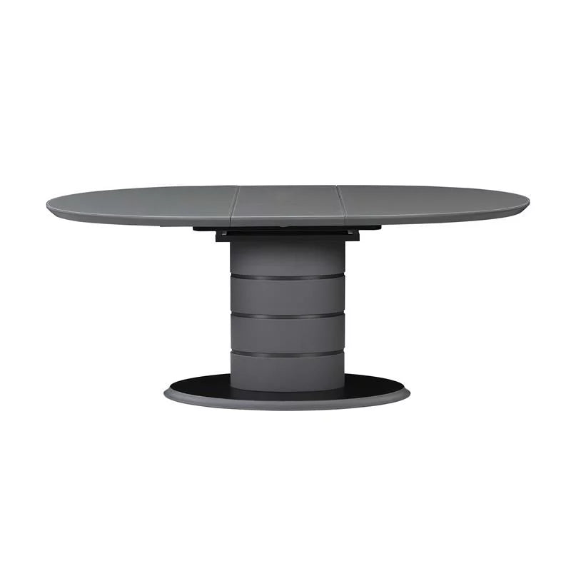 Matte Gray & Black Wood 5-PC Dining Set I909148