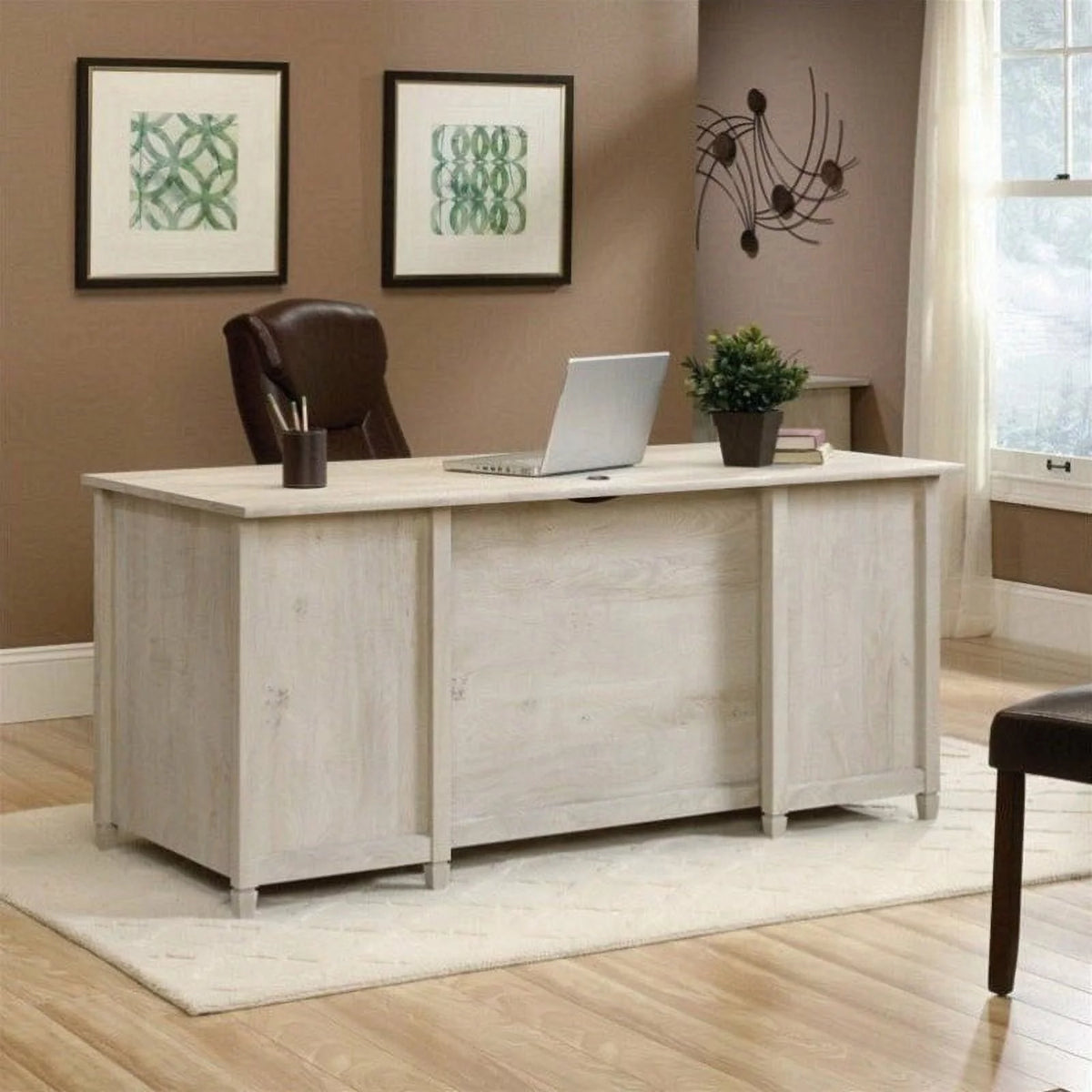 Executive Desk in Chalked Chestnut R9509