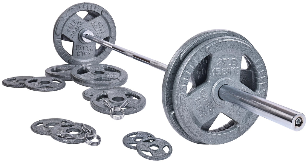 Cast Iron Olympic Weight Set 300-Pound B64114