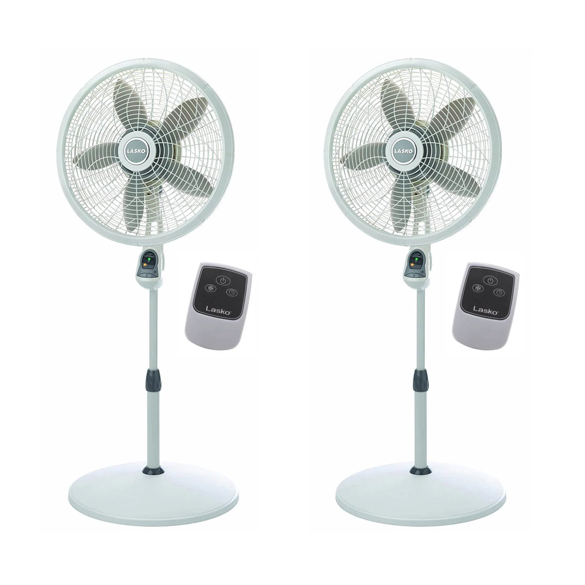 18 Inch Oscillating Pedestal Fan 2 Pack J534633