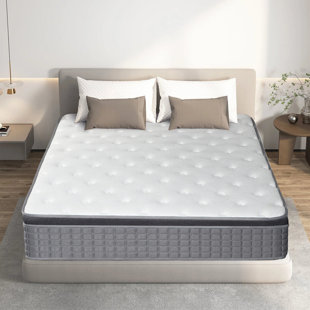 14 inch Gel Memory Foam Pocket Spring Hybrid Mattress A31556