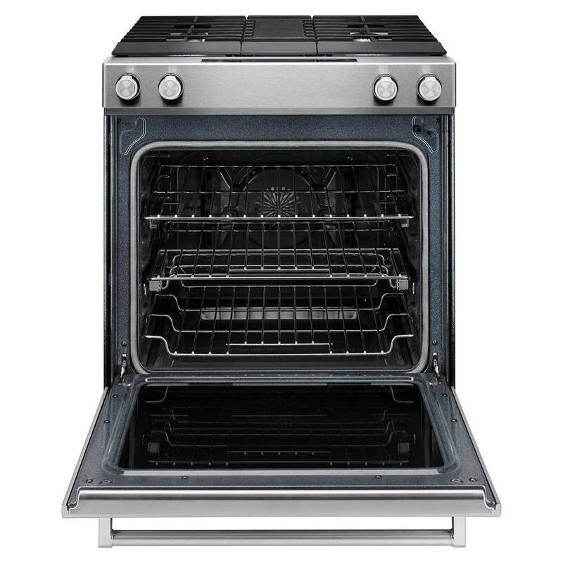 6.4 cu. ft. Dual Fuel Slide-In Range with Convection Oven Stainless Steel J592