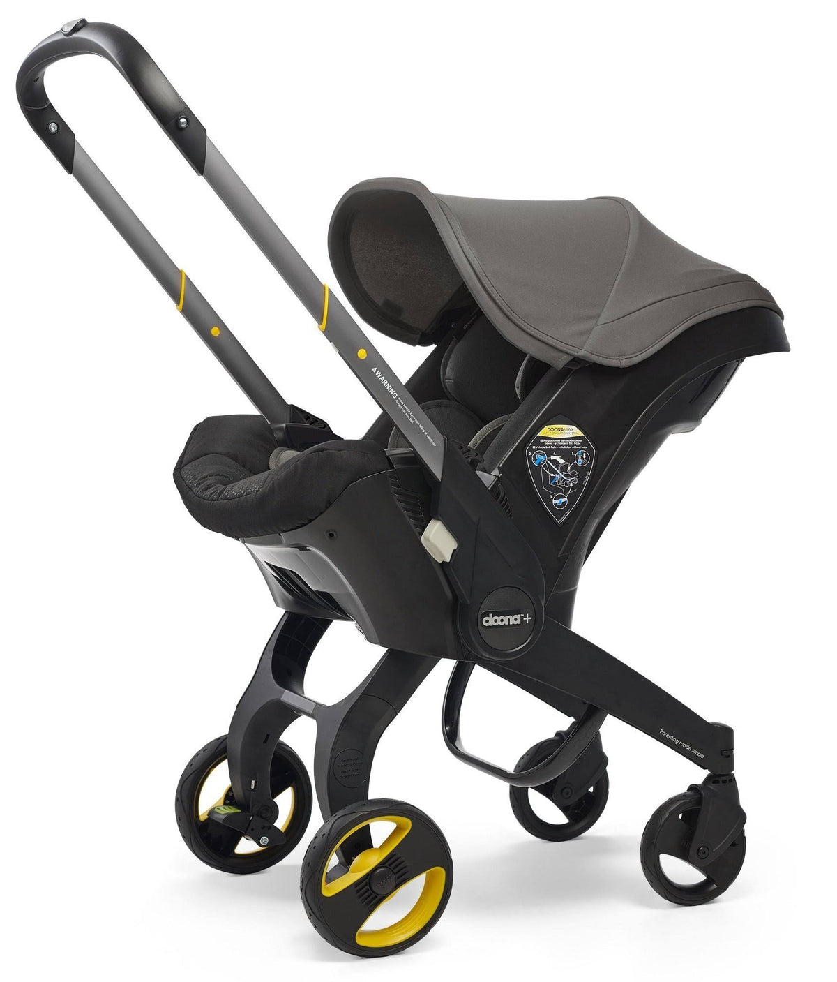 Infant Car Seat Stroller with Base Grey J443861