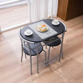 3 Piece Dining Table Set with 2 Chairs R234562