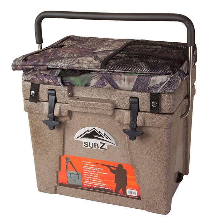 Camouflage 23 Quart Cooler with High Back Seat O2147