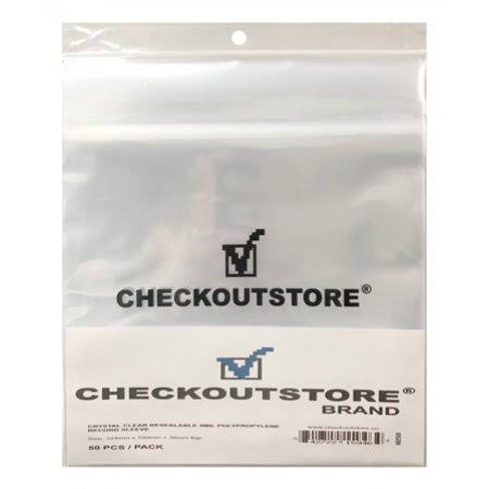1000 Cos Crystal Clear Plastic OPP Sealable Flap Outer Sleeves U636