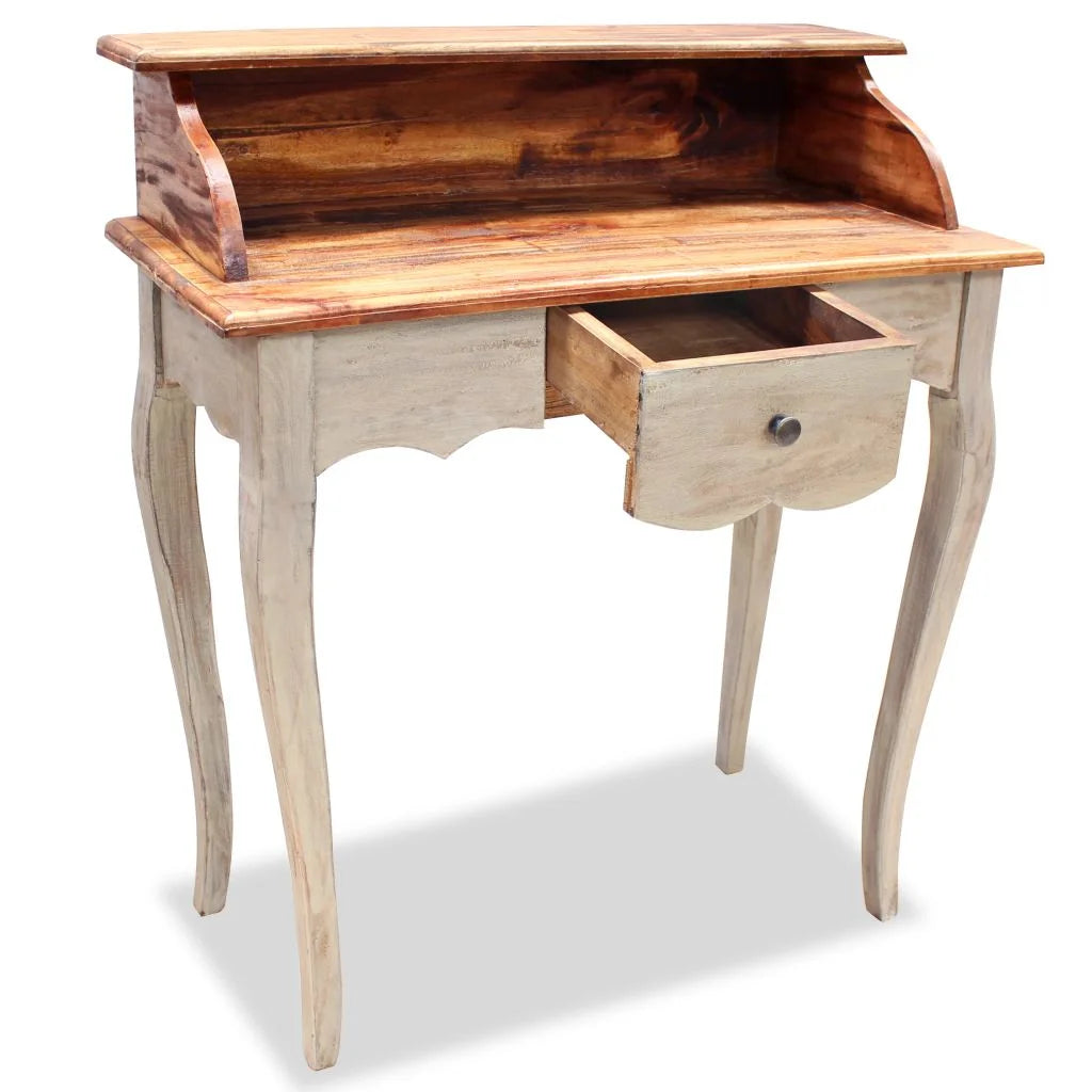 Solid Reclaimed Wood Writing Desk K8916