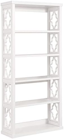 White 5 Shelf Bookcase C92918