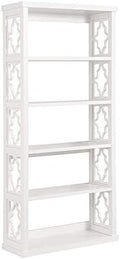 White 5 Shelf Bookcase C92918