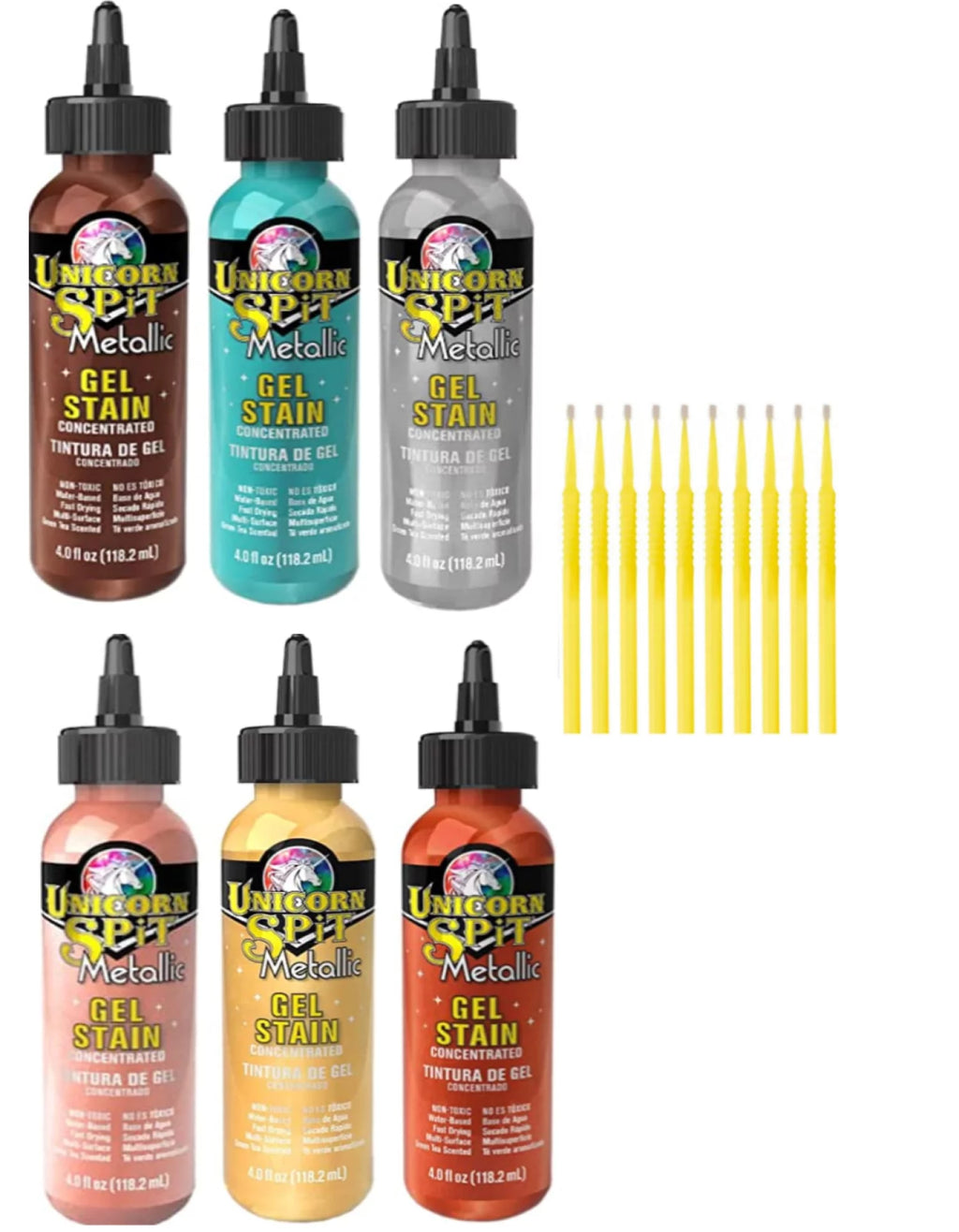 4oz Metallic Gel Stain & Glaze X5034