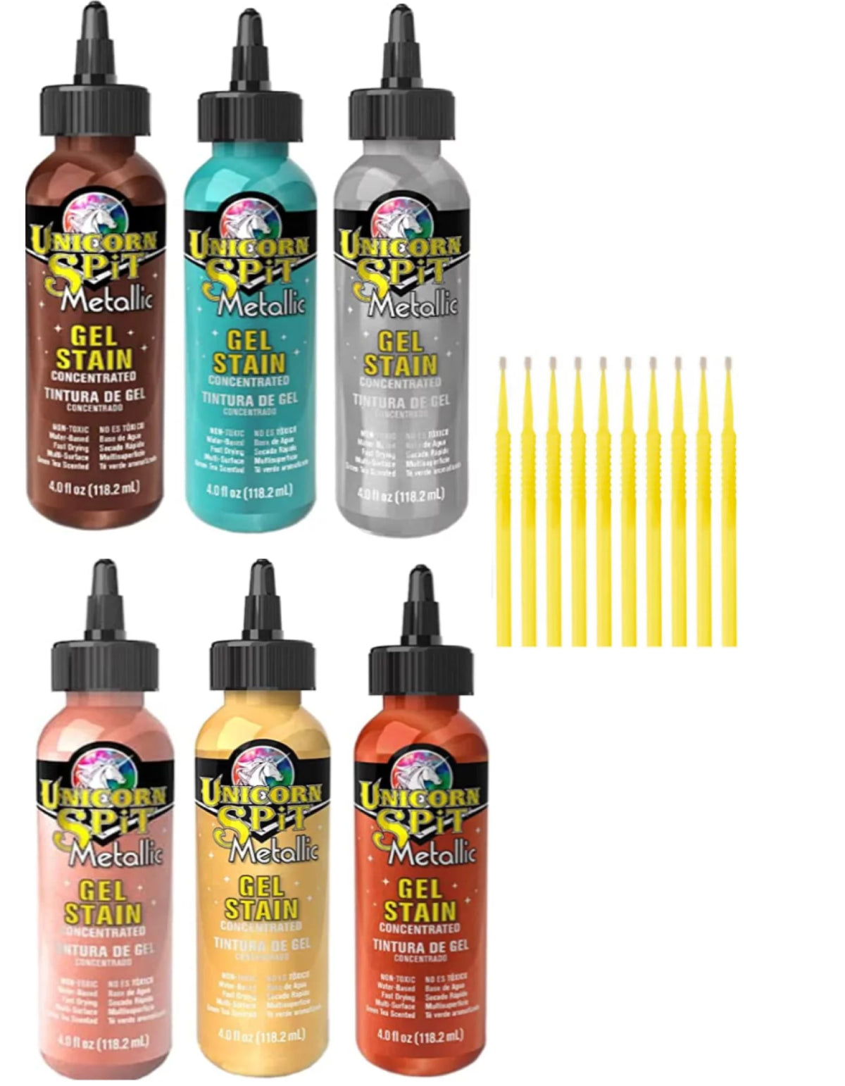 4oz Metallic Gel Stain & Glaze X5034