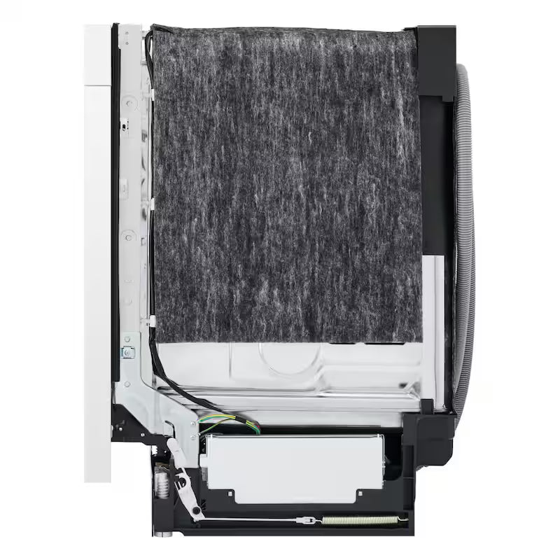 White Front Control Dishwasher with Stainless Steel Tub E61459