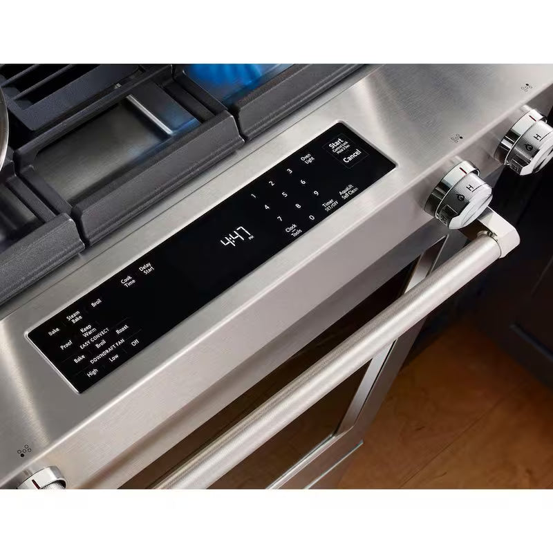 6.4 cu. ft. Dual Fuel Slide-In Range with Convection Oven Stainless Steel J592