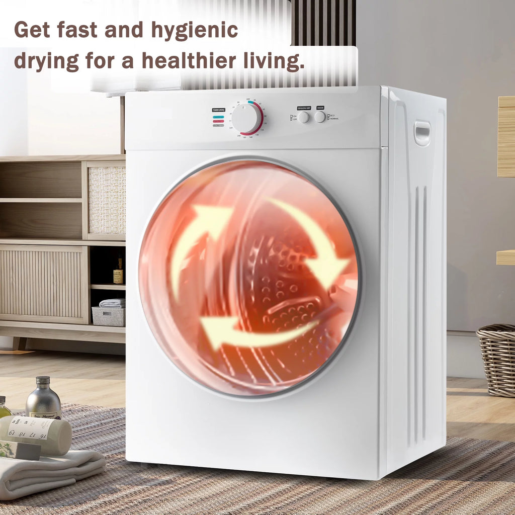 6.6lbs Portable Stainless Steel Laundry Dryer T35834