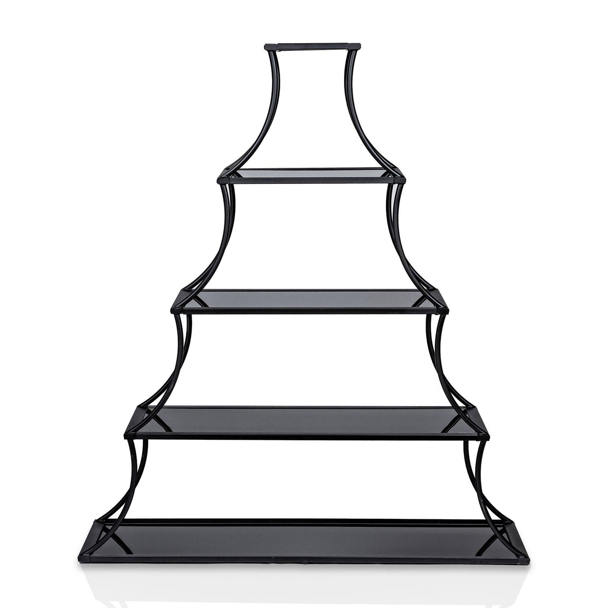 5 Shelf Bookshelf Sand Black U16530