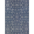 Navy-Ivory Indoor / Outdoor Area Rug E867350