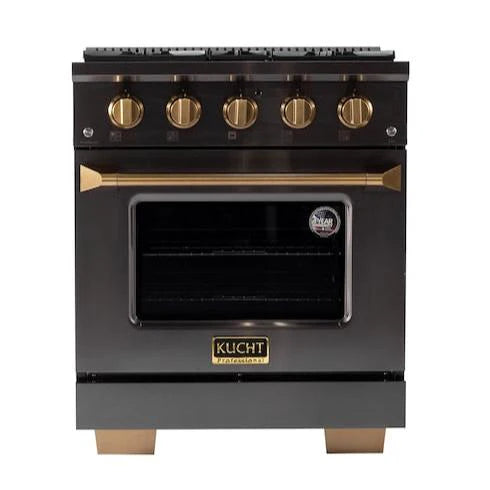 30 4.2 cu. ft. Dual Fuel Range in Titanium Stainless Steel K695228