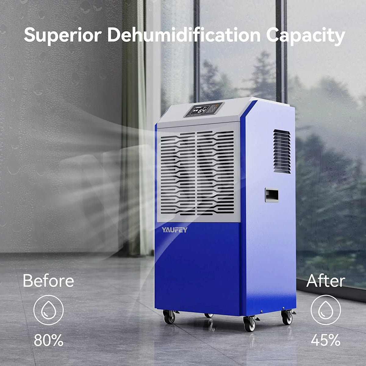 216 Pint Dehumidifier with Drain Hose V2969