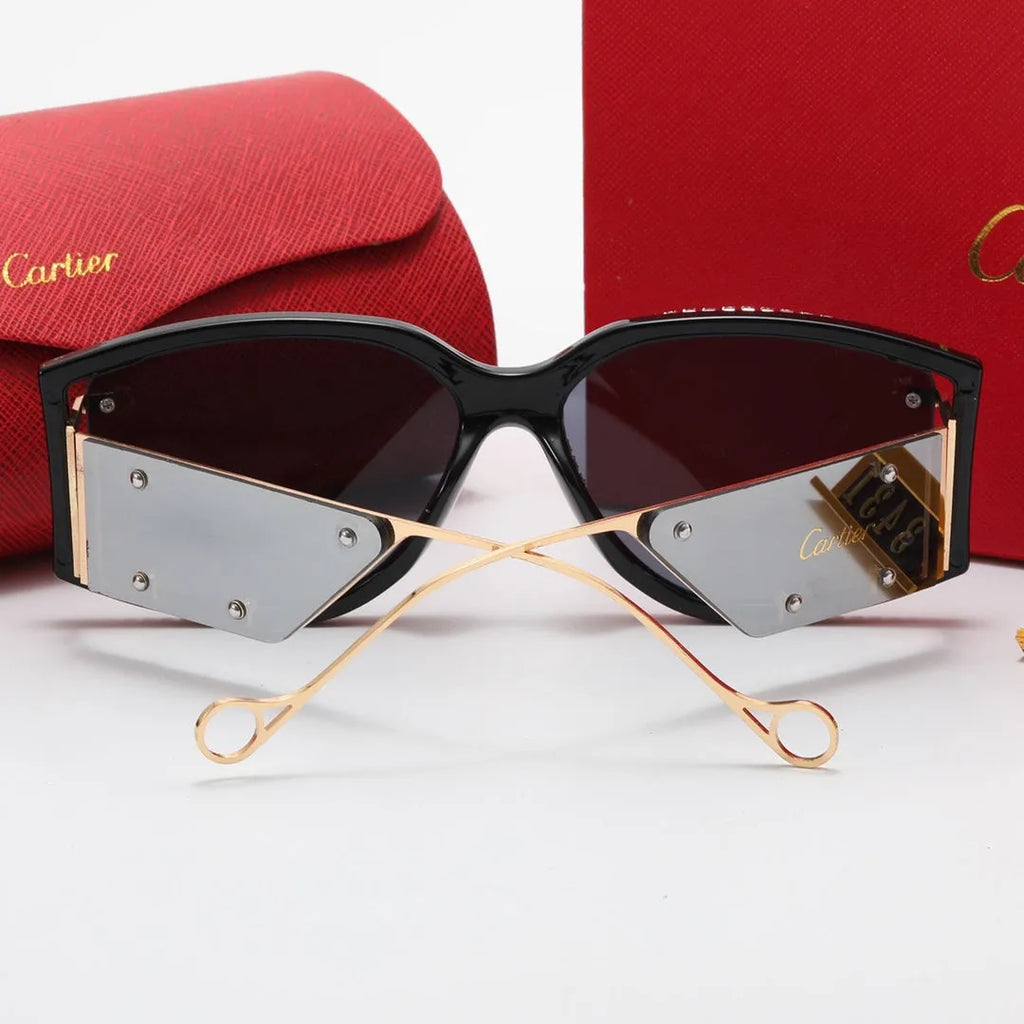 Luxury Rhinestone Polarized Sunglasses S454