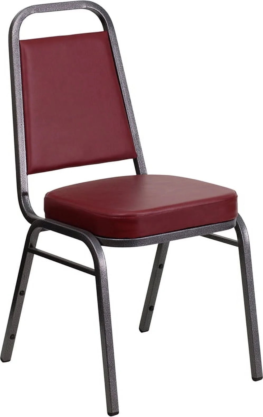 Burgundy Vinyl Stacking Banquet Chair F642156