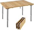 Bamboo Heavy Duty Oversize Anti-UV Portable Folding Table O1683