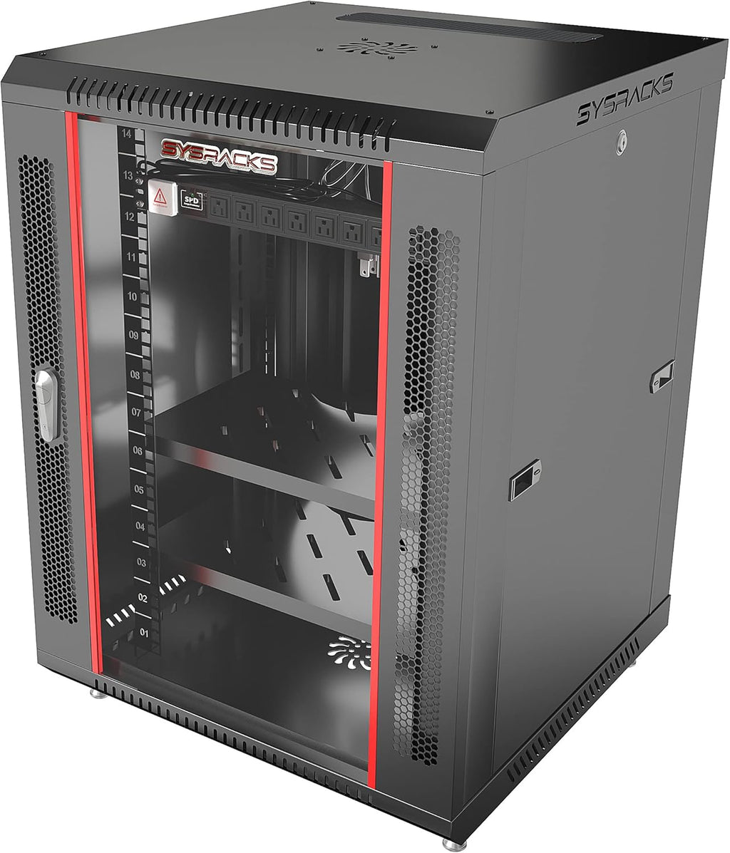 15U Locking Wall Mount Server Rack D666