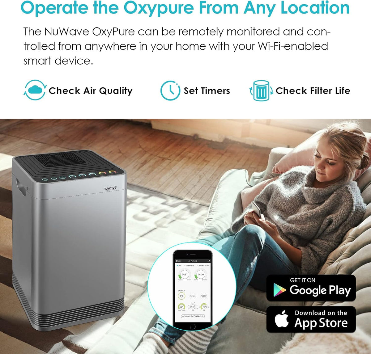 Large Area Smart Air Purifier X8216