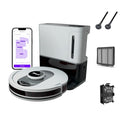 Voice Control Robot Vacuum with Home Mapping, Self-Empty Base, Cool Grey R769