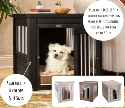 Black Medium Dog Crate End Table Q350660