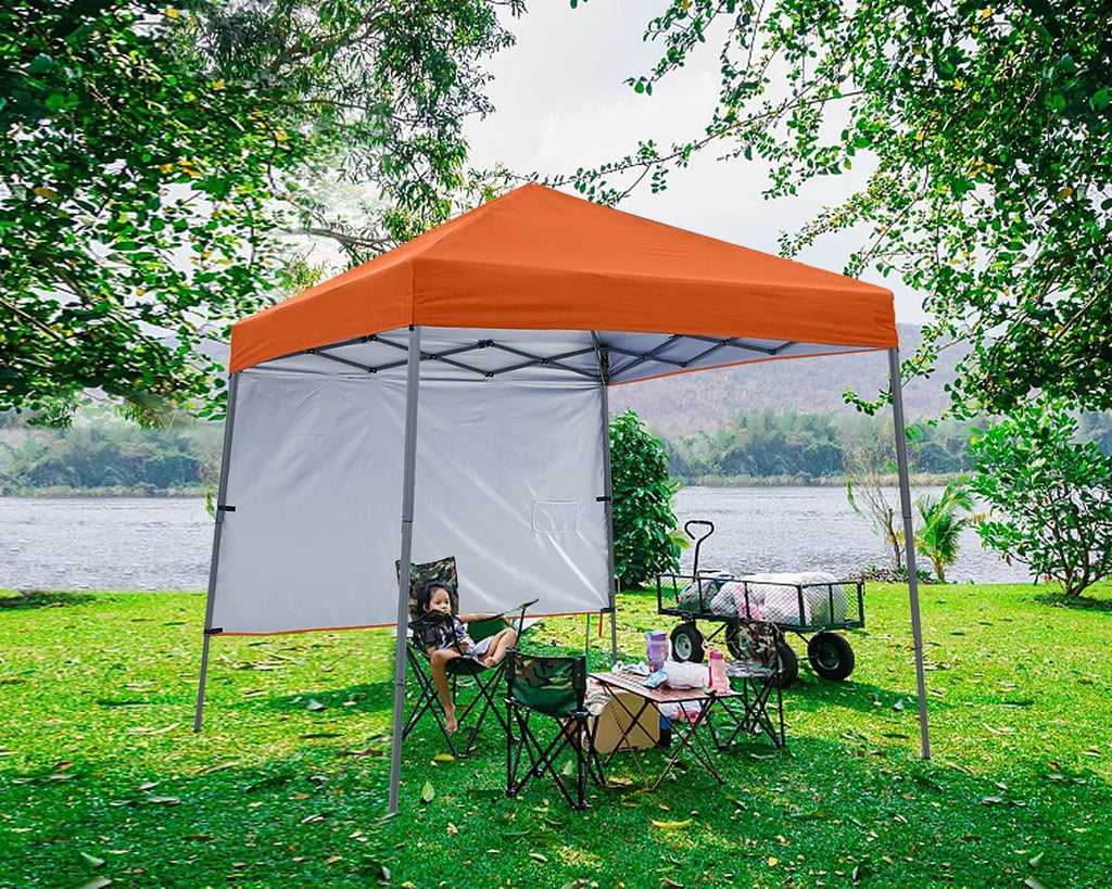 10ft x 10ft Pop Up Canopy Tent with Sidewall Y1491