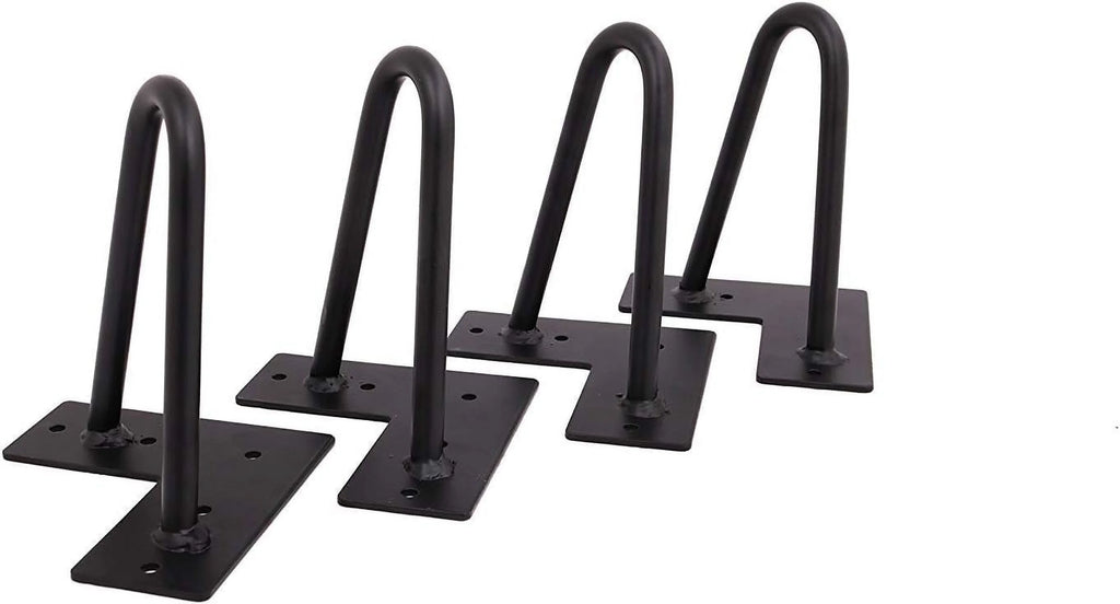 Matte Black Hairpin Legs Set Of 4 N275