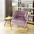 Light Lavender Velvet Accent Chair O725120
