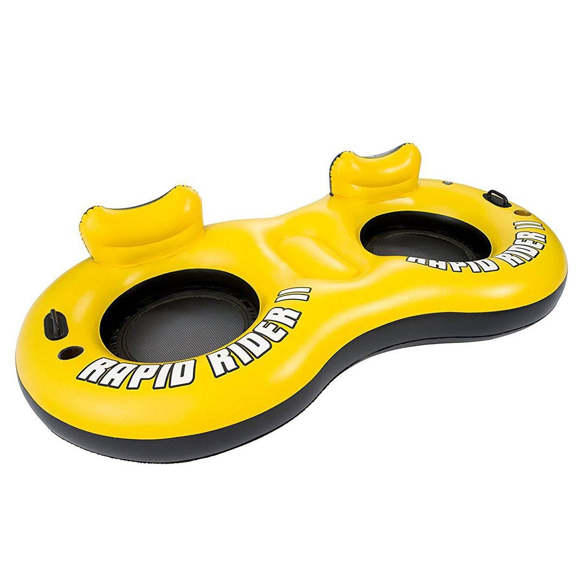 Inflatable 2 Person River Raft with Cup Holders 3 Pack V271